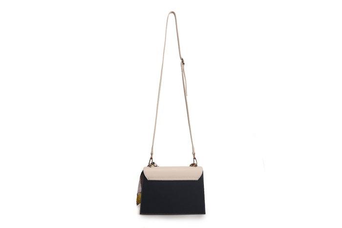 Lucky Bees Bolso Bandolera Crema y Azul Oscuro Lucky Bees Bolso Bandolera Crema y Azul Oscuro